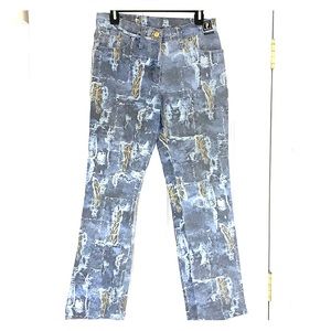 Cappopera | Jeans | Cappopera Jeans In Handprinted Blue Denim | Poshmark
